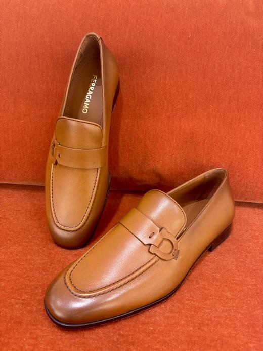 【特价商品不退不换】FERRAGAMO 菲拉格慕 莫卡辛鞋男  0782416-002 .【鞋底有膜，试穿小心】 商品图0