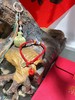 天然朱砂平安扣 五彩环编织红绳+丝绸香囊挂饰 商品缩略图6