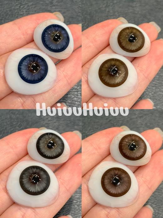 【新品实拍】SUPERBIGCON-半年抛新品-丝缎黑瞳/赛里木湖/乌兰湖心脏/烂漫星河/海口落日-14.5mm【0-800度 无525/575】 商品图1