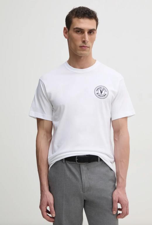 【新品特惠秒】Versace 范思哲 男士全棉徽标印花logo短袖T恤12326 商品图3