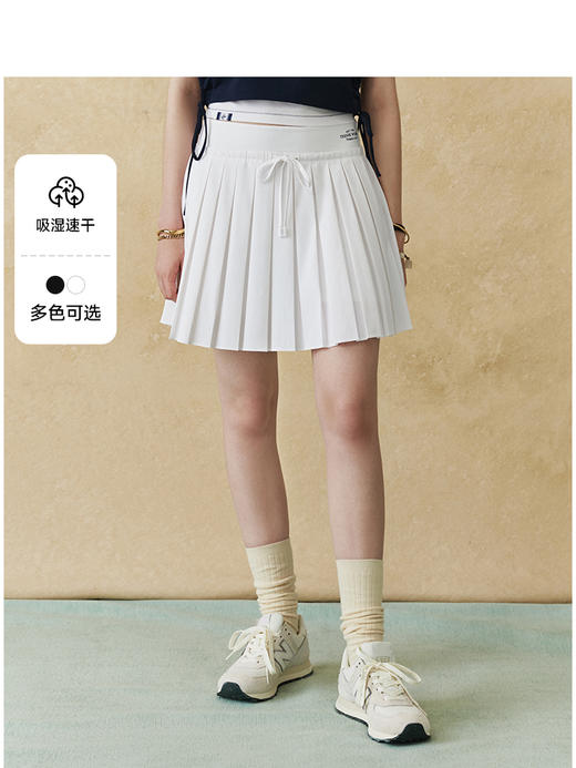 Teenie Weenie小熊字母半身裙女夏季女短裙TTWH252601T 商品图0