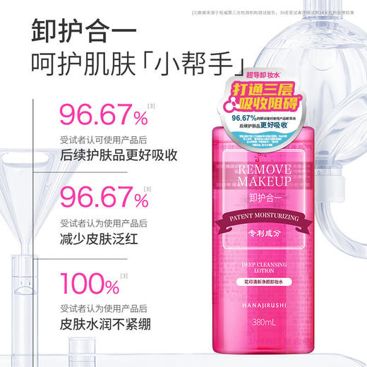 花印清新净颜卸妆水380mL超导款*2（国产） 商品图4