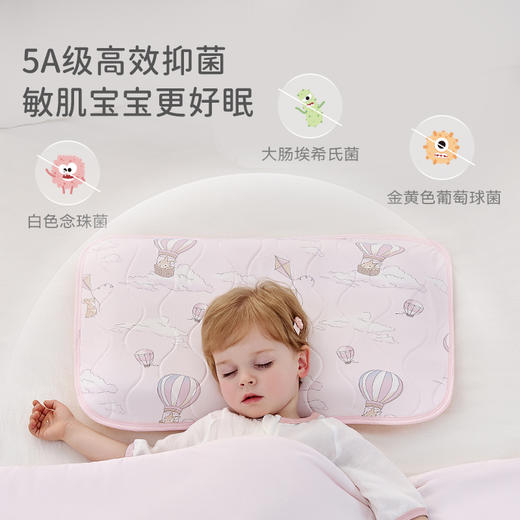 【2025年春夏新品】i-baby/英伦宝贝夏令乐园绗缝凉凉枕套儿童夏季凉感枕头套 商品图3