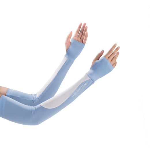 雀说 冰丝防晒袖套简约夏季透气防紫外线冰袖XJ005 商品图8