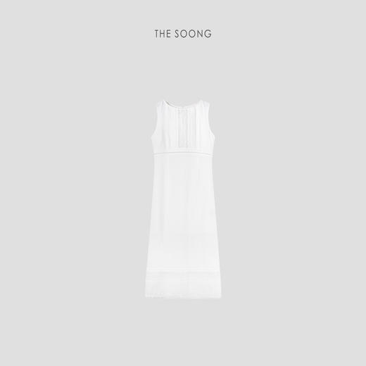 THESOONG|"修身小礼裙"天然汉麻吸汗透气蕾丝花边连衣裙HWQZ6997 商品图1
