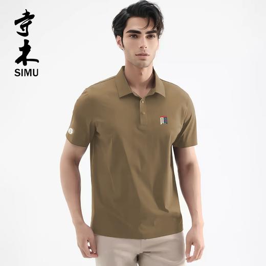【爆汗不臭 久穿不皱 冷空气焊身上】UPF100+寺木轻奢防晒无痕7A抑菌POLO衫 商品图4