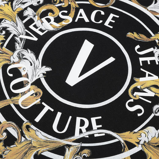【新品特惠秒】Versace 范思哲 男士全棉印花logo短袖T恤12325 商品图4