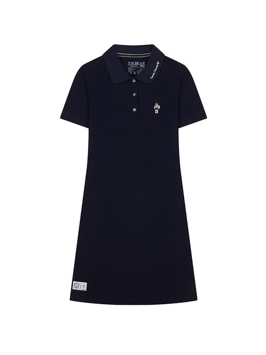 Teenie Weenie小熊字母连衣裙女夏季女短裙TTOM252601T 商品图4