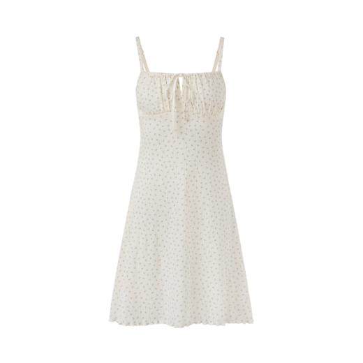 ROMI STUDIO可爱居家系列  法式碎花全棉吊带连衣裙 RWCSLT2367 商品图1