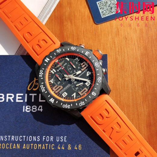 高端定制 原单百年灵BREITLING  专业耐力系列 男士石英腕表 全碳纤维表壳，石英计时腕表，表径44mm 商品图0