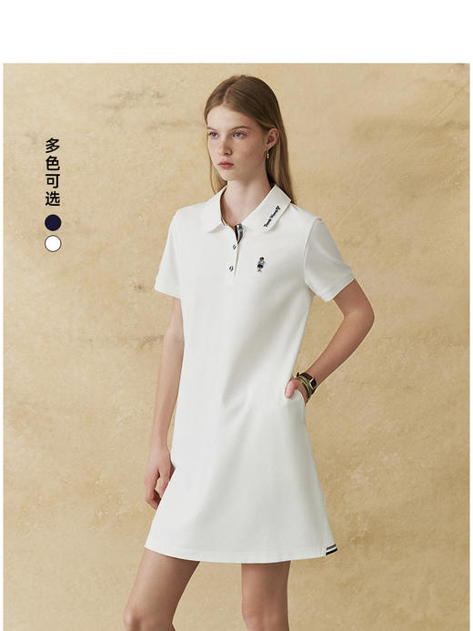 Teenie Weenie小熊字母连衣裙女夏季女短裙TTOM252601T 商品图0