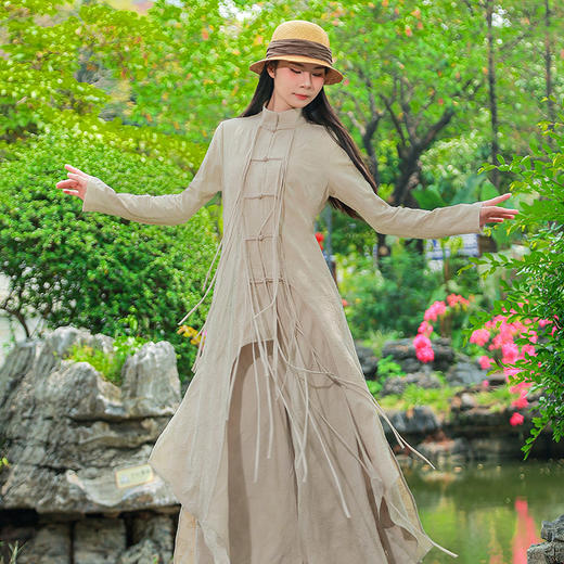 【新品】禅岚曳影上衣阔腿裤套装 | 杨丽萍老师同款套装 | 现货 商品图4