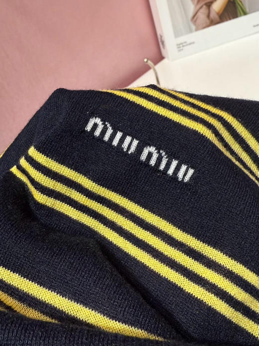 Miu 100%丝羊毛polo衫 商品图14