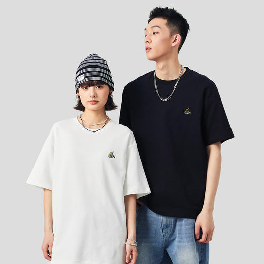 NPC潮牌纯棉【金币元宝】发财树发泡印花圆领短袖T男潮流NP45TE13 商品图1