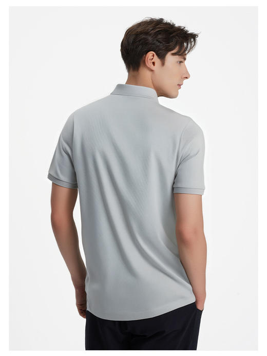 callisto浅灰基础短袖polo衫 商品图4
