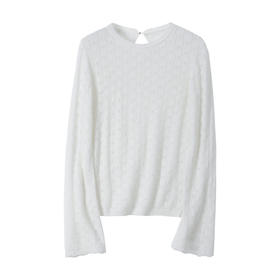 SENDI女士含羊毛镂空套衫FH3132