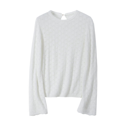 SENDI女士含羊毛镂空套衫FH3132 商品图0