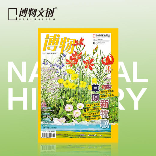 博物杂志 2025年6月刊  草原 商品图0