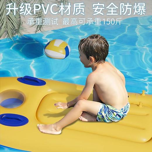 【水上充气冲浪板PVC】儿童加厚戏水带把手 小孩游泳圈浮板滑水板游泳 商品图2