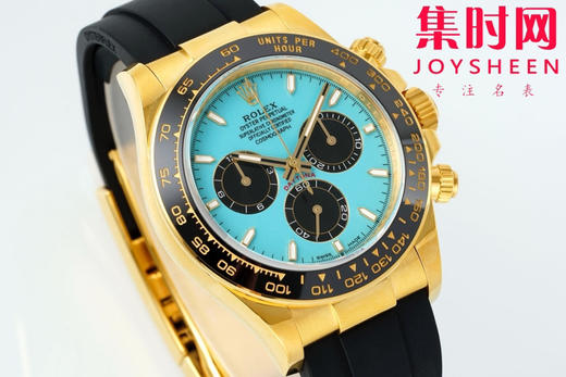 劳力士新款 APS包边迪通拿配重版 4131机 新品迪通拿是2025钟表与奇迹的钟表展 新款配色，分别为白金蓝面，玫瑰金巧克力面，和新款绿金迪和蒂芙尼蓝面让人眼前一亮 商品图1