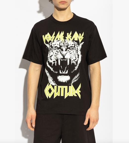 【新品特惠秒】Versace 范思哲 男士全棉虎头印花logo短袖T恤 12336 商品图3