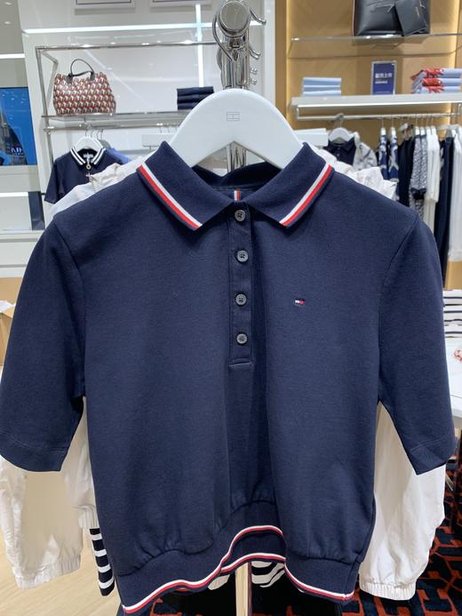TOMMY女短袖POLO衫WW0WW37821DW5 商品图0