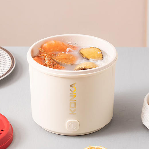 康佳（KONKA）电煮锅多功能锅宿舍一人小型煮面小电锅KDZG-0866-M KDZG-0866-M 0.8L 商品图4