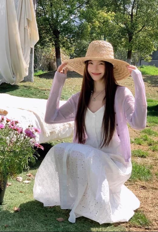 夏日必备清爽镂空莱赛尔天丝针织衫开衫防晒衫空调衫 商品图7