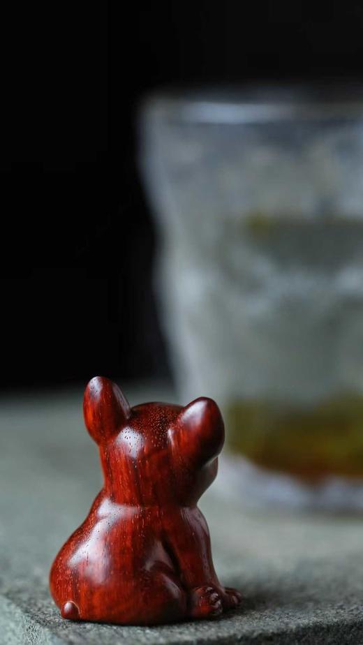 小叶紫檀萌犬°小把件摆件 商品图4