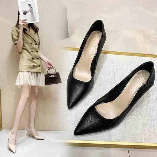 【舒适百搭】女士尖头高跟鞋 商品图2
