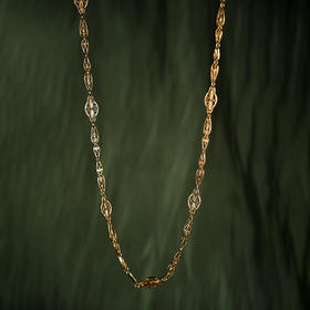 订购8周到｜Bohemian Rhapsodie-Simone Long-镀金 镂空 项链［法国设计师］