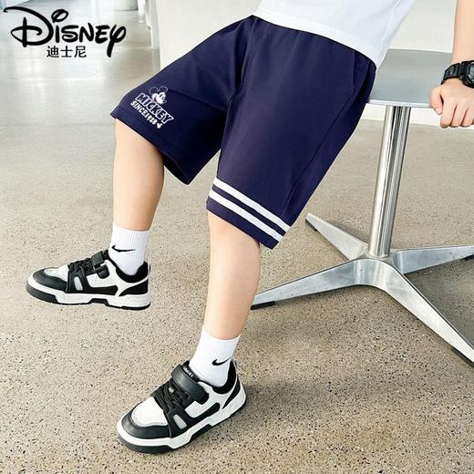 迪士尼男童短裤夏季2024新款儿童五分裤男大童裤子薄款小男孩夏装 商品图1