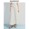 3件8折MAXRIENY2025年夏季新款白色高腰烫钻半裙简约气质百搭中长(货号:MF86SK009) 商品缩略图2