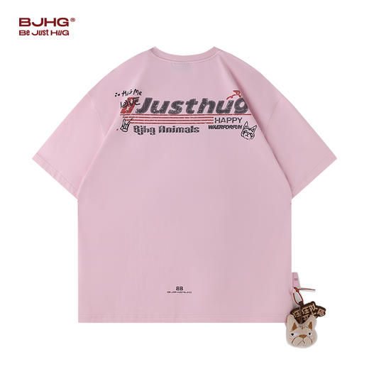 【门店限定款】不计后果美式插图印花T恤 商品图1