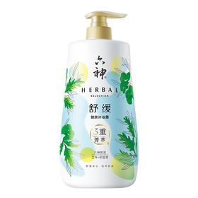 六神舒缓健肤沐浴露（艾叶＋积雪草）750ml/瓶