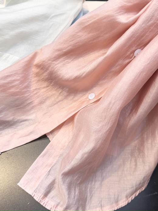 零感力薄如蝉会发光的有氧天丝轻薄极简防晒衬衫 商品图13