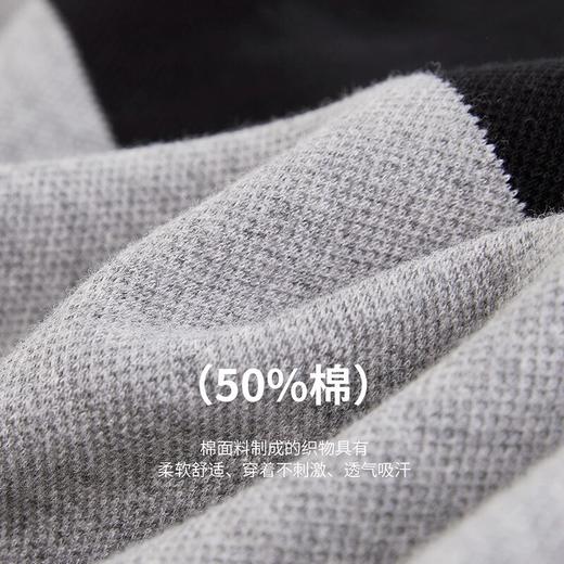 NPC潮牌男装双色条纹休闲翻领POLO短袖上衣宽松运动夏季NP33TE50 商品图4