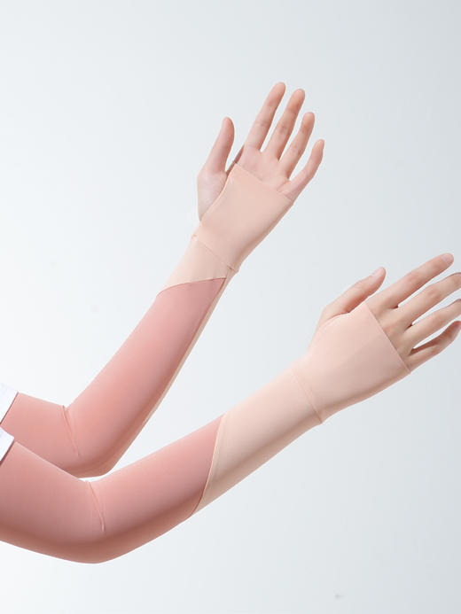 雀说 冰丝防晒袖套简约夏季透气防紫外线冰袖XJ005 商品图5