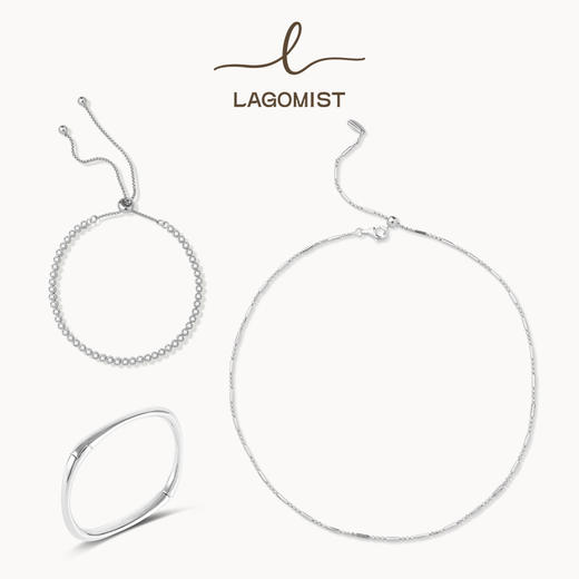 【Lagomist】拿铁系列 | 金/银手链套装 高级感 商品图0