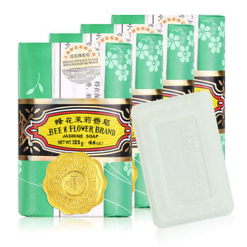 蜂花茉莉香皂125g*4块洗澡沐浴肥皂洗手香氛皂衣橱卧室熏香车载香薰 /个人护理 /身体护理 /香皂 商品图3