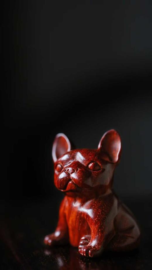 小叶紫檀萌犬°小把件摆件 商品图3