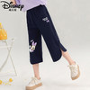 迪士尼女童七分裤夏季薄款冰丝儿童裤子2025新款女大童短裤外穿潮 商品缩略图0