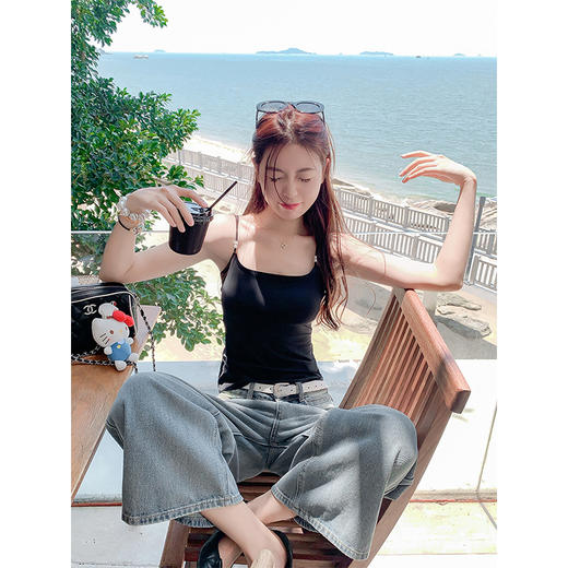 <曾小咸推荐>一体式带胸垫吊带背心内搭美背 商品图3