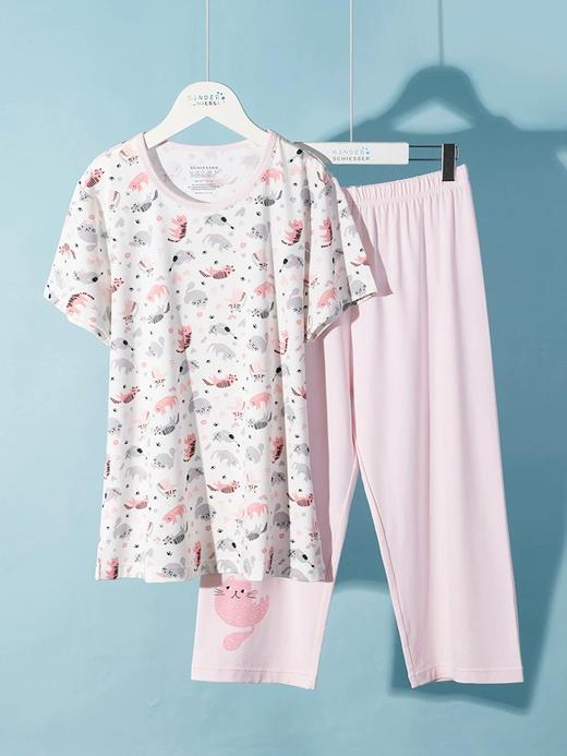 【COOL凉感喵星人】SCHIESSER德国舒雅女童家居套装3F/22512H 商品图1