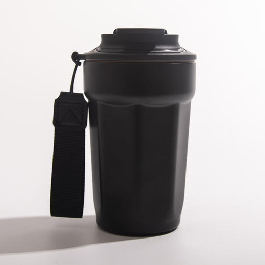 【咖啡杯】双层咖啡杯不锈钢保温杯提绳运动休闲杯子双层真空杯 商品图6