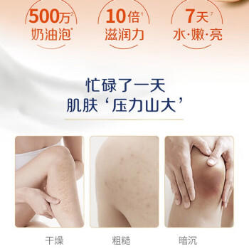 多芬（Dove） 沐浴露 氨基酸沐浴泡泡套装400ml*2(樱花+白桃) 沁润悦肌 /个人护理 /身体护理 /沐浴露 商品图8