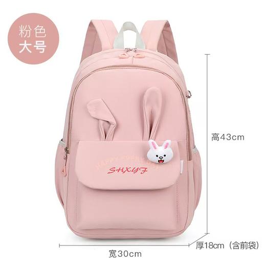 【新潮护脊，青春学院风！】新款小学生书包 一到六年级大容量双肩包 轻便护脊女孩休闲双肩背包-QQ 商品图5