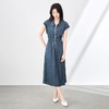 「高货wl」全新升级【铂金会员339/天猫459/差价120】(31604)洛诗琳气质莱赛尔牛仔连衣裙2025夏季通勤收腰显瘦长裙 商品缩略图0