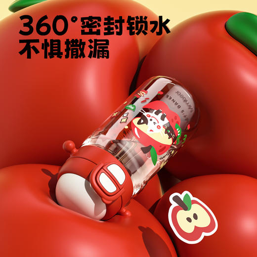 【儿童水杯丨双饮吨吨桶750ml&双饮随行杯510ml合集】加厚PPSU材质，入口更安心，直饮和吸管二合一，一盖两用卡扣密封不漏水，180°开合固定不砸鼻，好拆卸易清洗，可提可背 商品图8