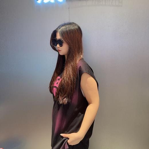 NC胸前字母喷漆无袖T恤50427（黑）夏季152131010321 商品图2